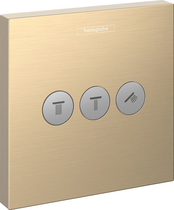 Sistema da doccia Hansgrohe Shower Select, rubinetto d'arresto ½", 155 x 155 mm, 3 uscite, ad image number 0