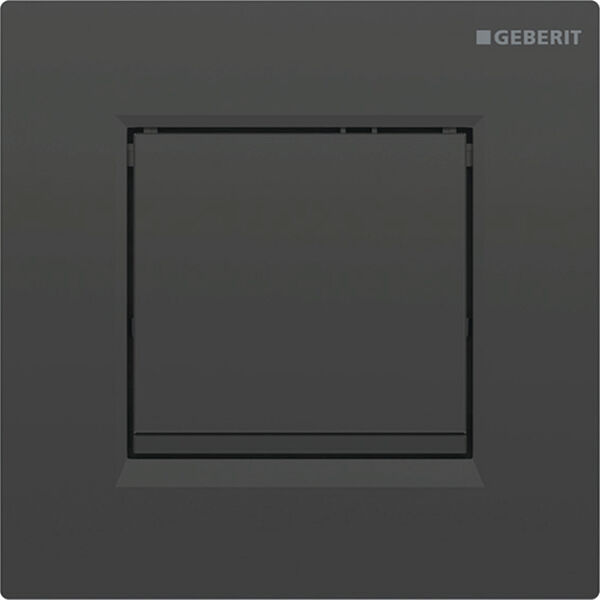 Commande urinoir Geberit Typ20 square noir RAL 9005 image number 0