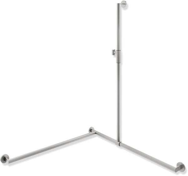Eckhaltegriff Hewi 900, Duschgleitstange rechts, &Oslash; 32 mm, H&ouml;he 1250 mm, 965 x 965 mm, mit image number 0