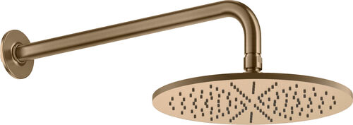 Soffione ad effetto pioggia Gessi Inciso &frac12;" Warm bronze brushed PVD