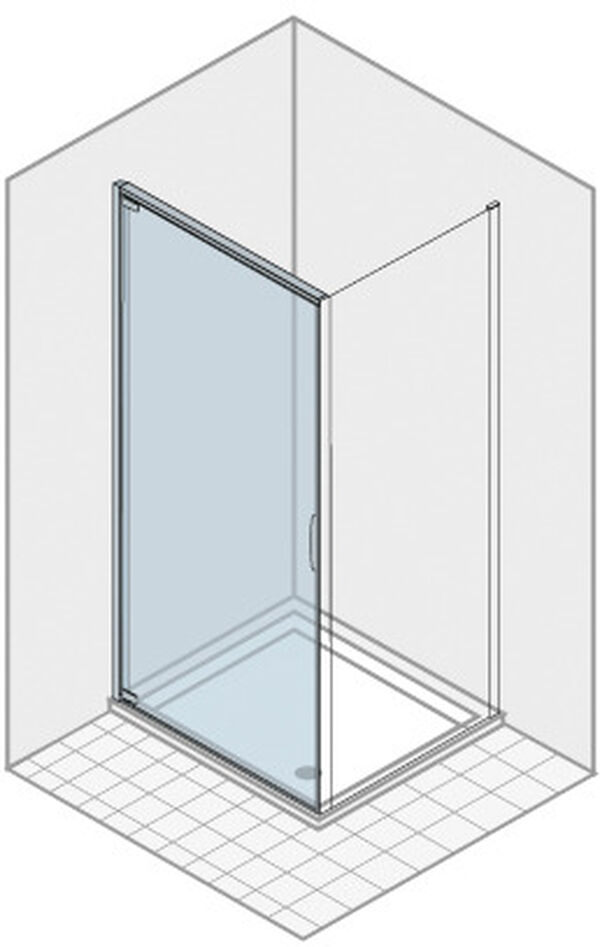 Pendelt&uuml;re Duka Natura 4000 Silberfarbig Echtglas klar protect image number 0