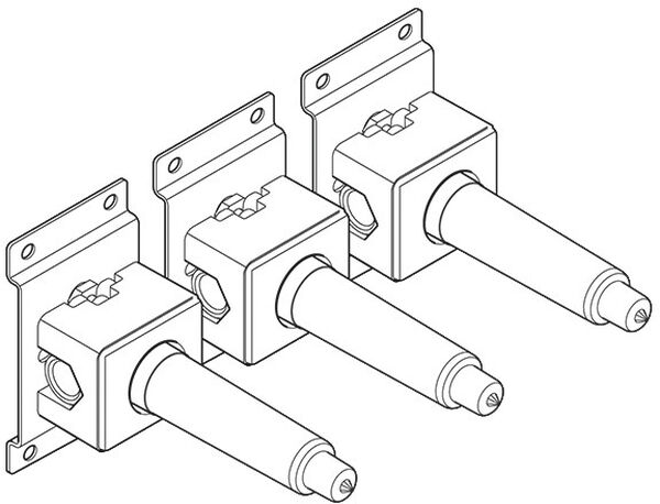 Einbaukörper Dornbracht ½" Einzelteilefür Wandbatterie   image number 0