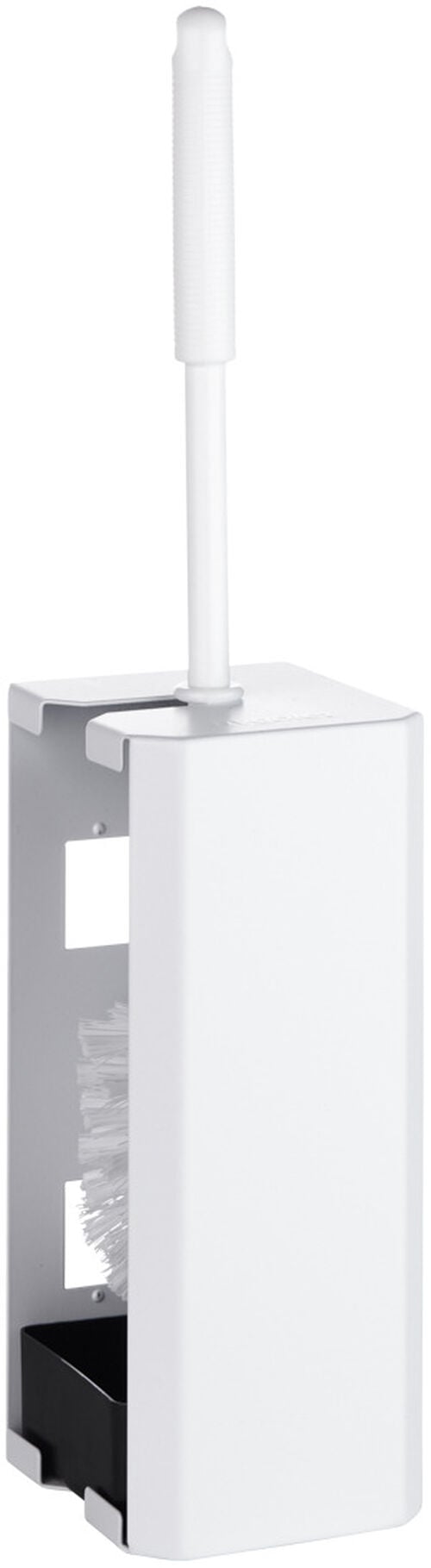 Klosettb&uuml;rstenhalter Hygolet Astro Edge Weiss matt Pulverbeschichtet
