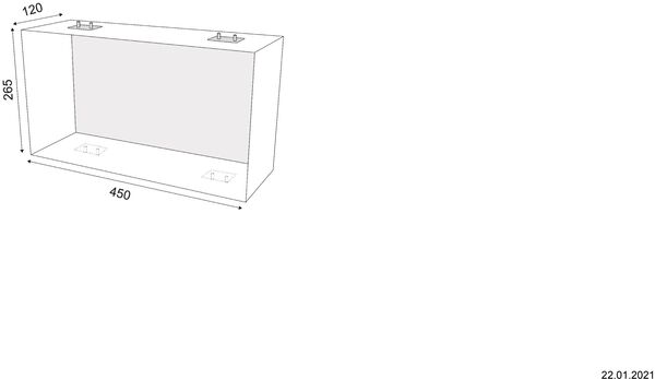 Wandnische Dellco Technica In-Box Adatto image number 1