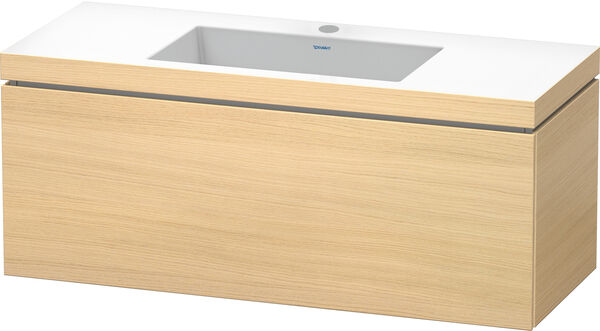 Combinazione lavabo Duravit Vero Air, in legno impiallacciato, larghezza 120 cm, altezza 50 cm, image number 0
