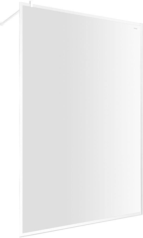 Paroi latérale à pose libre Duscholux Bella Vita 3 Walk-in Blanc mat Verre clair CareTec Pro image number 0