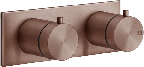 Miscelatore da bagno / doccia-set di montaggio finale Gessi 316, &frac12;", 3 uscite, termostato, image number 0