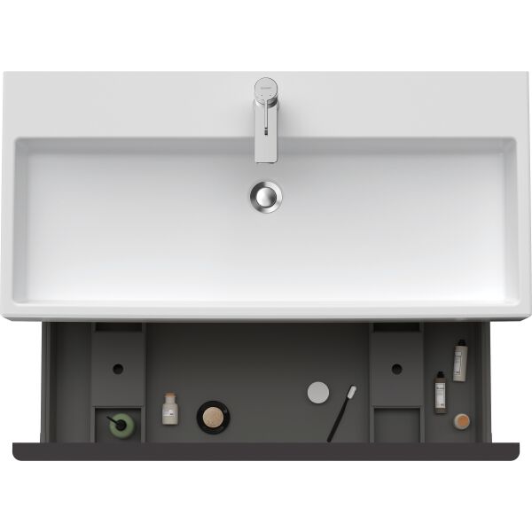 Armadio sottolavabo Duravit D-Neo taupe opaco image number 4