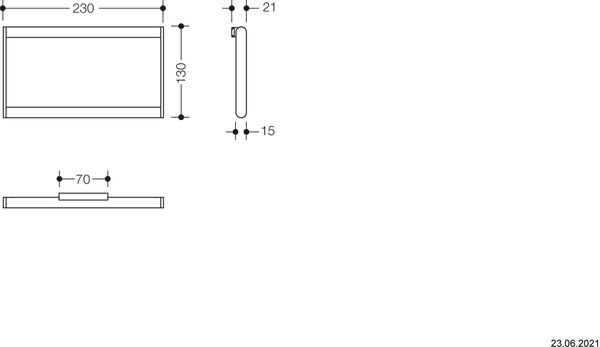 Handtuchring Hewi System 900 weiss matt image number 1