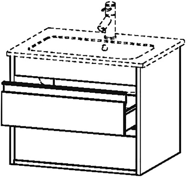 Waschtischmöbel Duravit Ketho basalt matt image number 0