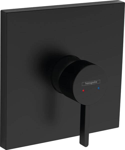 Duschenmischer-Endmontageset Hansgrohe Finoris Schwarz matt