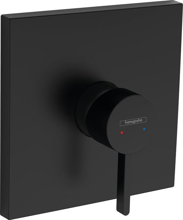 Duschenmischer-Endmontageset Hansgrohe Finoris Schwarz matt image number 0