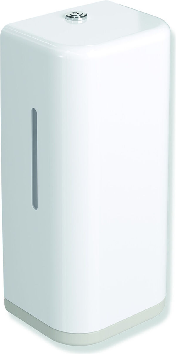 Distributeur &eacute;lectronique de savon mousse Hewi 477 Sensoric Blanc signalisation El&eacute;ment de cadre gris clair image number 0