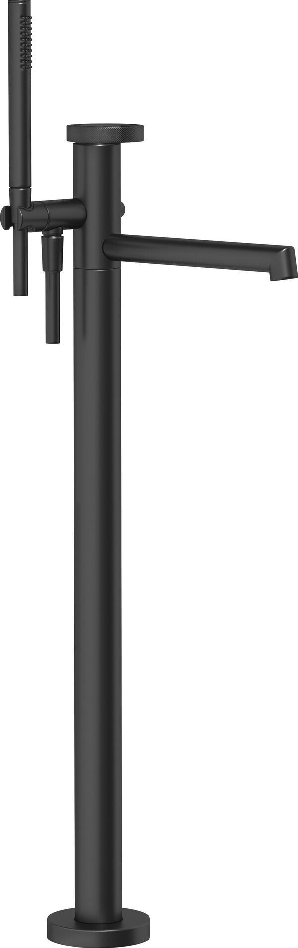 Bademischer Gessi Anello-Standmodell Black metal image number 0