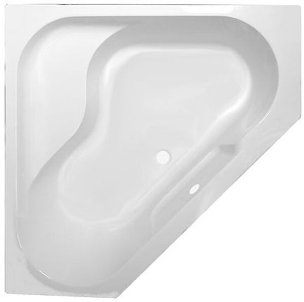 Baignoire d'angle Alterna marea 5 pans 205 x 141.5 cm Blanc image number 0