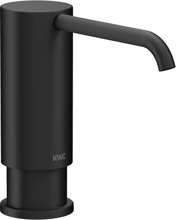 Distributeur de savon KWC Modern bent Noir mat image number 0