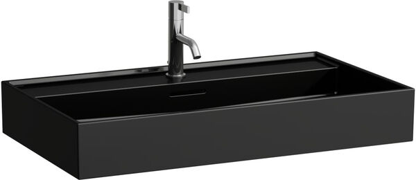 Auflegewaschtisch Laufen Kartell 80 x 46 cm Schwarz image number 0