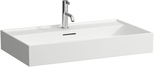 Auflegewaschtisch Laufen Kartell 80 x 46 cm Weiss matt image number 0