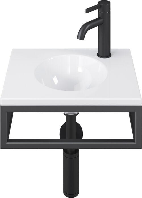 Auflegewaschtisch Schmidlin Orbis mini Frame Schwarz matt