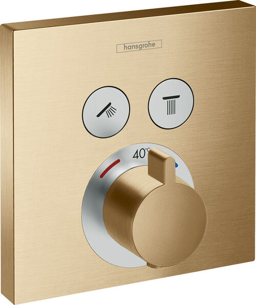 Duschsystem Hansgrohe Shower Select brushed bronze
