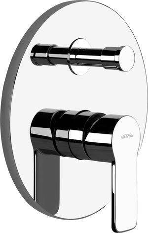Bademischer-Endmontageset Alterna pi&ugrave; Verchromt