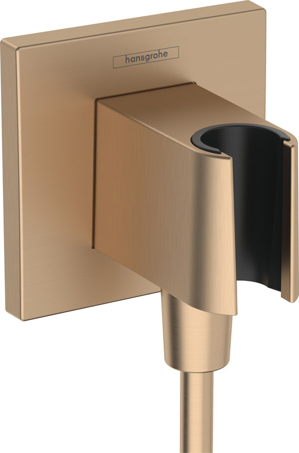 Anschlussbogen Hansgrohe FixFit E brushed bronze image number 0