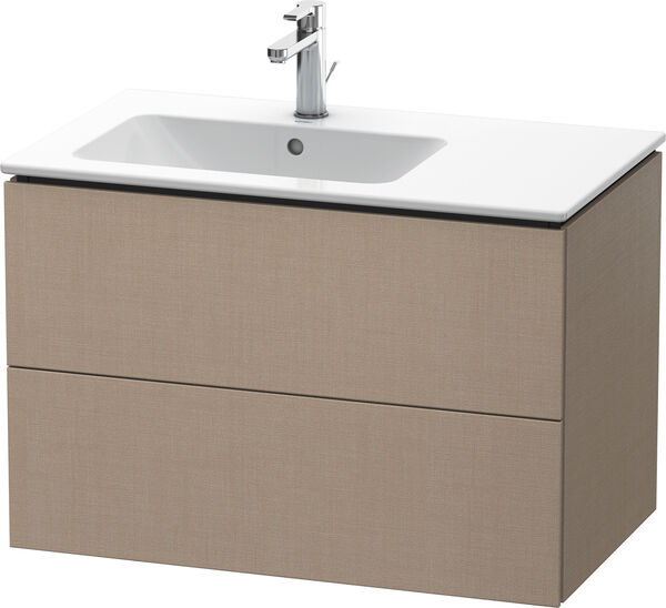 Armadio sottolavabo Duravit L-Cube, l: 82 cm, a: 55 cm p: 48,1 cm 2 cassetti Tip-on image number 0