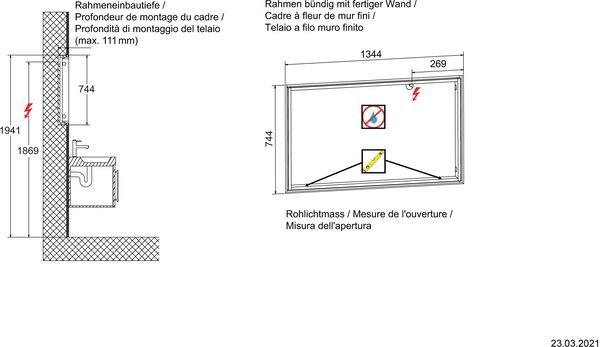 Cadre de montage Alterna quattro luci image number 1