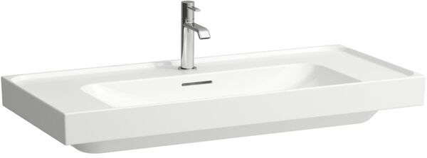 Lavabo Laufen Meda 100 x 46 cm Blanc image number 0
