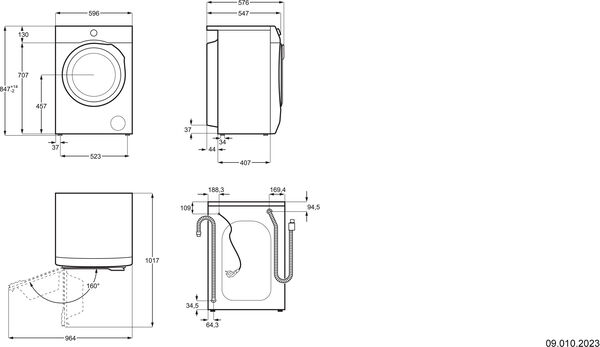 Lave-Linge Electrolux WA L3 E 500 blanc image number 1