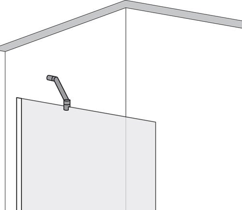 Rundtraverse Duscholux Silbereloxiert