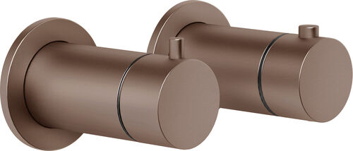 Miscelatore da doccia-set di montaggio finale Gessi Anello / Ingranaggio Copper brushed