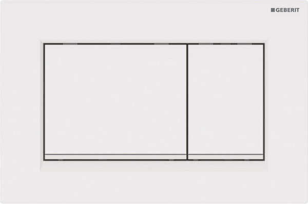 Plaque de d&eacute;clenchement Geberit Sigma20 square Blanc image number 0
