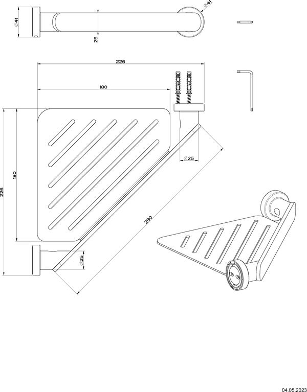 Drahtseifenhalter Emporio-Eck Finox image number 1