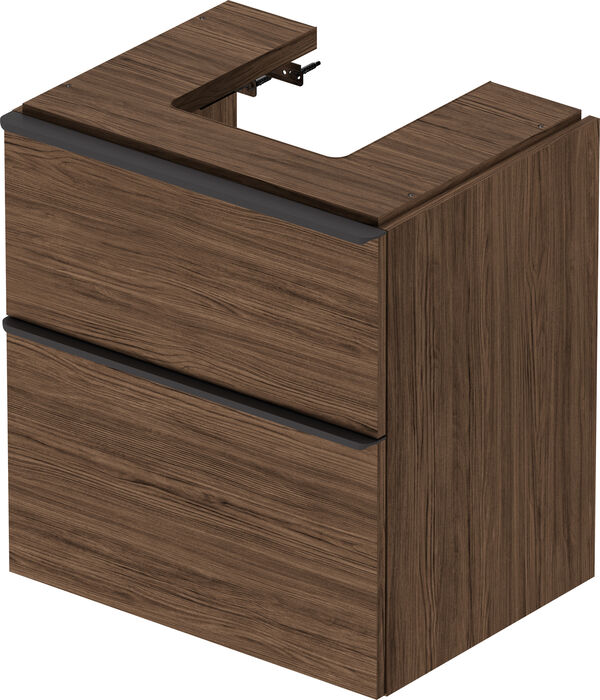 Meuble sous-lavabo Duravit D-Neo Noyer fonc&eacute; image number 0