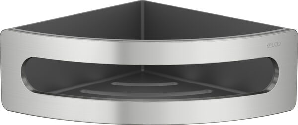 Schwammhalter Keuco Elegance, Eckmodell, 18 x 18 cm, Tiefe 7 cm, Kunststoffeinsatz herausnehmbar image number 0