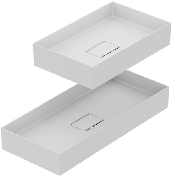 Auflegewaschtisch Falper Quattro.Zero 50 x 31 cm Weiss matt image number 0