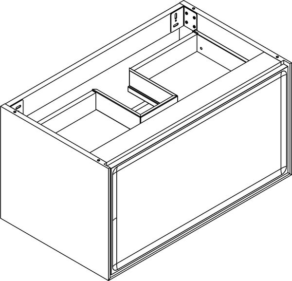 Meuble sous-lavabo Alterna elena plus Gris ombra image number 0