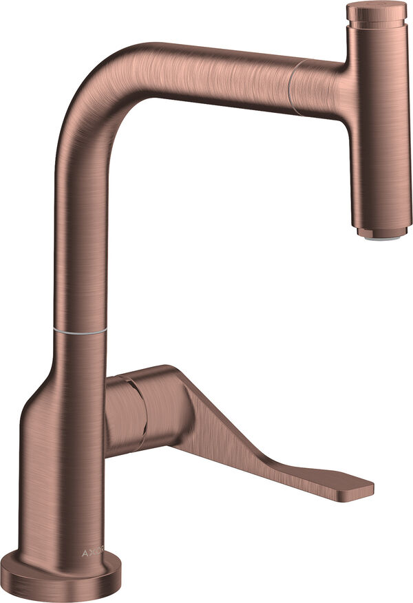 M&eacute;langeur d'&eacute;vier Axor Citterio Select Brushed red gold image number 0