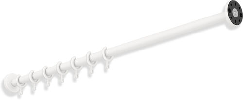 Tringle à rideau Hewi 900 blanc mat
