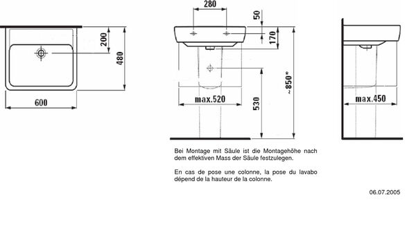 Waschtisch Pro weiss image number 1