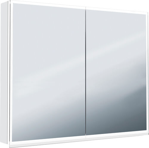 Spiegelschrank Alterna quattro luci LED Weiss