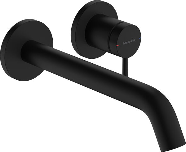 Wandmischer-Endmontageset Hansgrohe Tecturis S schwarz matt image number 0