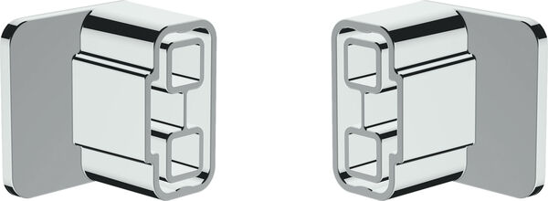 Wandbefestigungs-Set Bodenschatz Adesio Verchromt image number 0