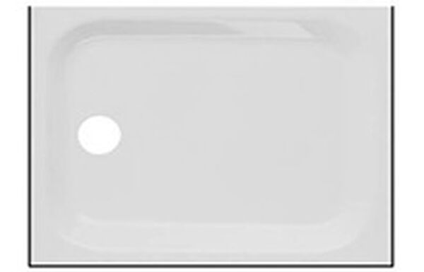 Receveur de douche Schmidlin avec rebords 100 x 80 cm Beige bahama image number 0