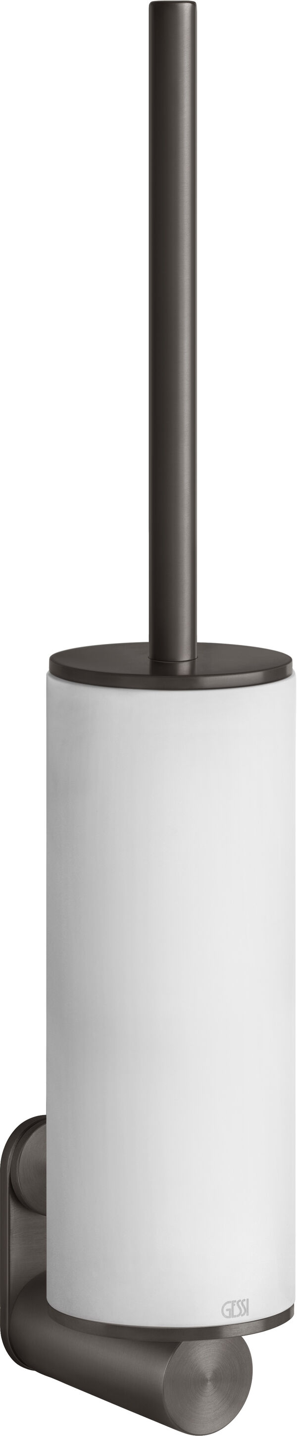 Porte-balai de WC Gessi 316 Black metal brushed Flessa image number 0