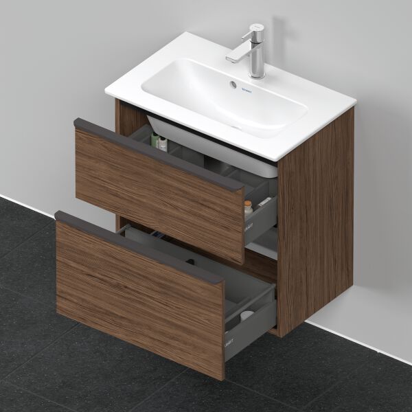 Armadio sottolavabo Duravit D-Neo Noce scuro image number 3