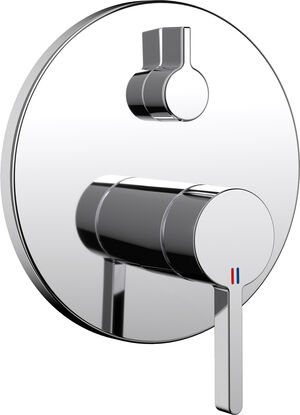Bademischer-Endmontageset KWC Bevo verchromt