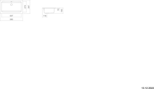 Einbau- oder Auflegewaschtisch Alape EB.R585 weiss image number 1