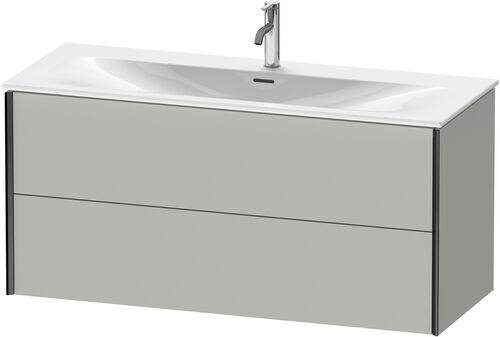 Meuble sous-lavabo Duravit XViu gris béton mat